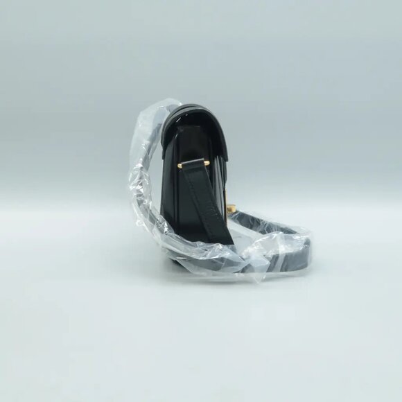 100% Authentic CELINE Besace Black Leather Shoulder Bag - Picture 4 of 12